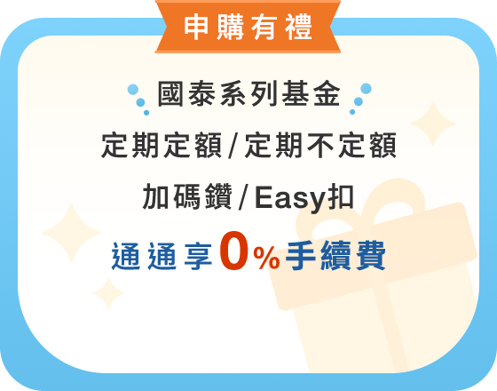 定期定額投資基金申購0手續費優惠